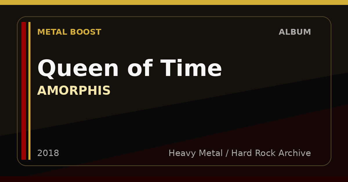 Queen of Time – AMORPHIS | METAL BOOST album visual