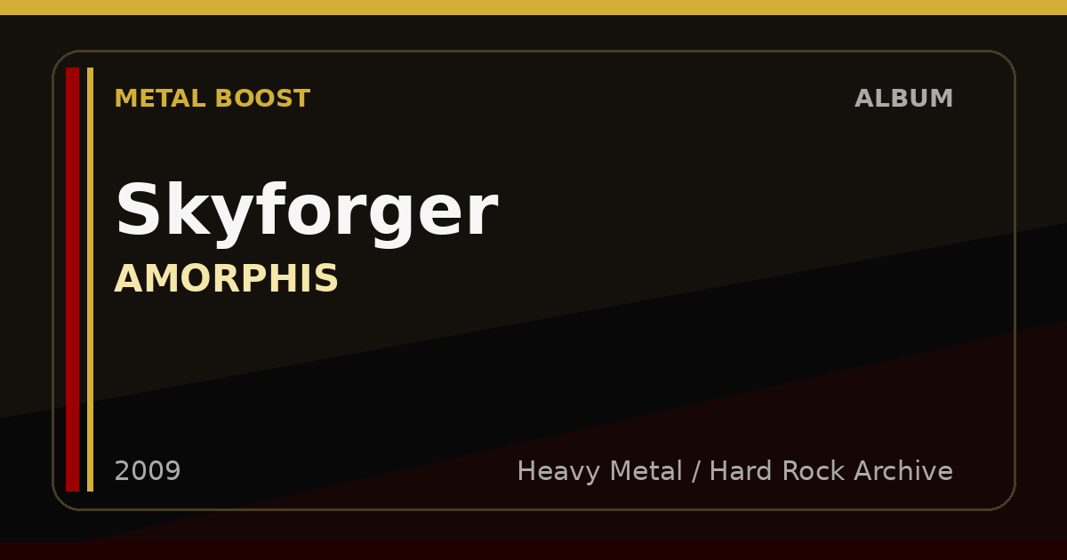 Skyforger – AMORPHIS | METAL BOOST album visual