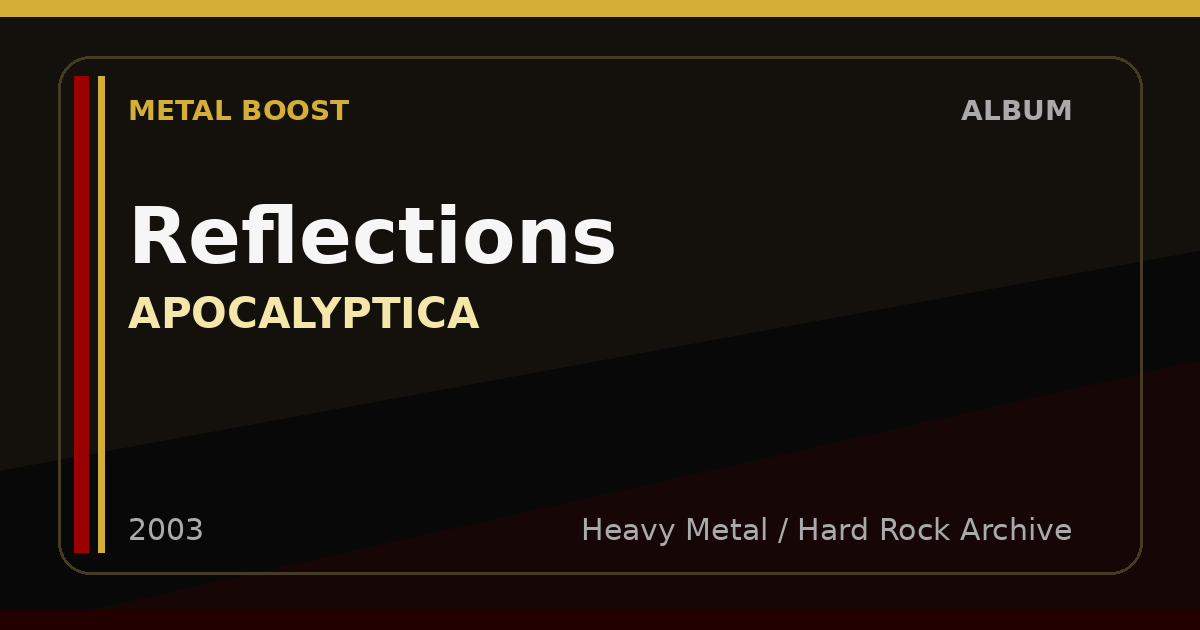 Reflections – APOCALYPTICA | METAL BOOST album visual