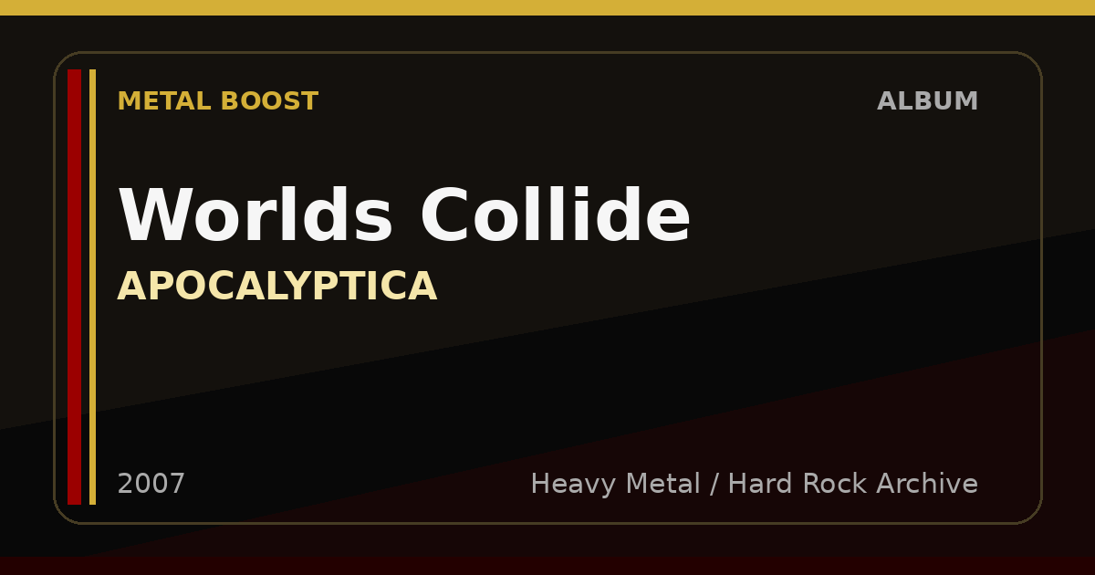 Worlds Collide – APOCALYPTICA | METAL BOOST album visual