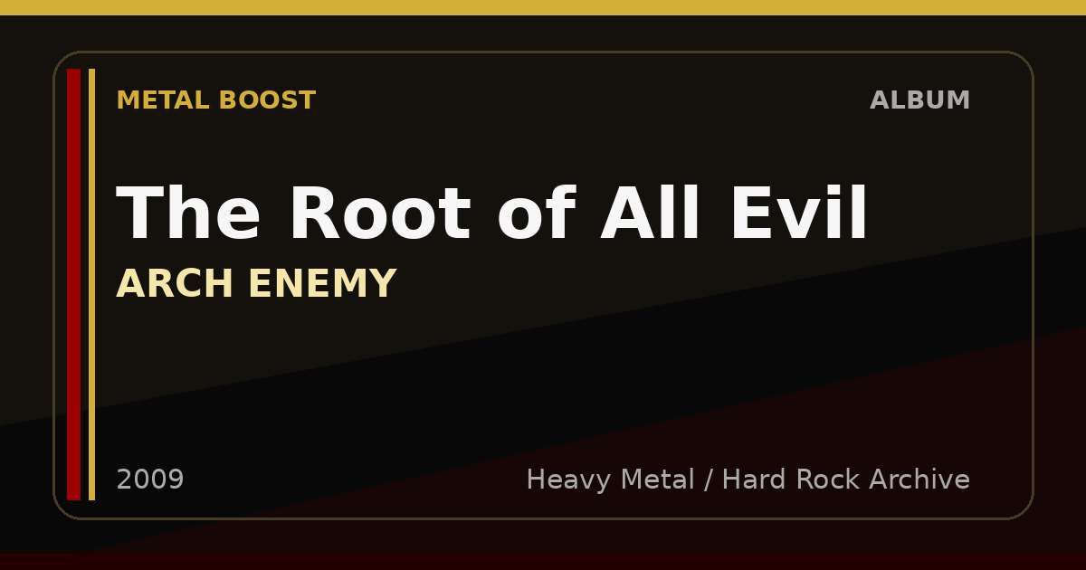 The Root of All Evil – ARCH ENEMY | METAL BOOST album visual