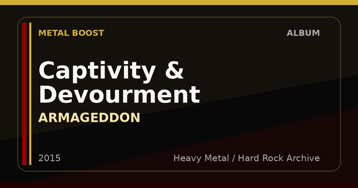 Captivity & Devourment – ARMAGEDDON | METAL BOOST album visual