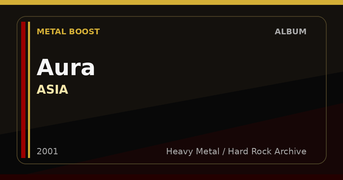 Aura – ASIA | METAL BOOST album visual