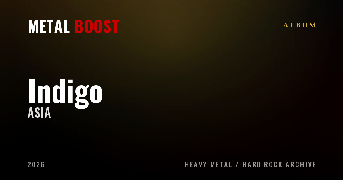 Indigo – ASIA | METAL BOOST album visual
