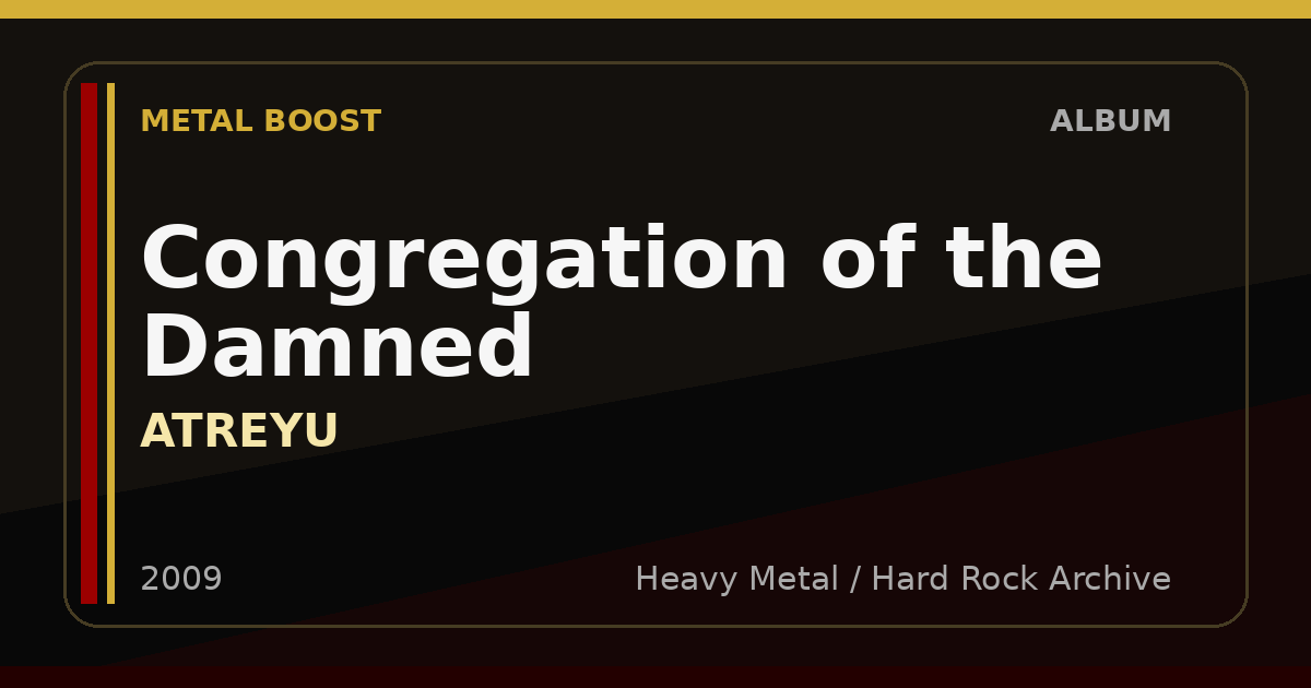 Congregation of the Damned – ATREYU | METAL BOOST album visual