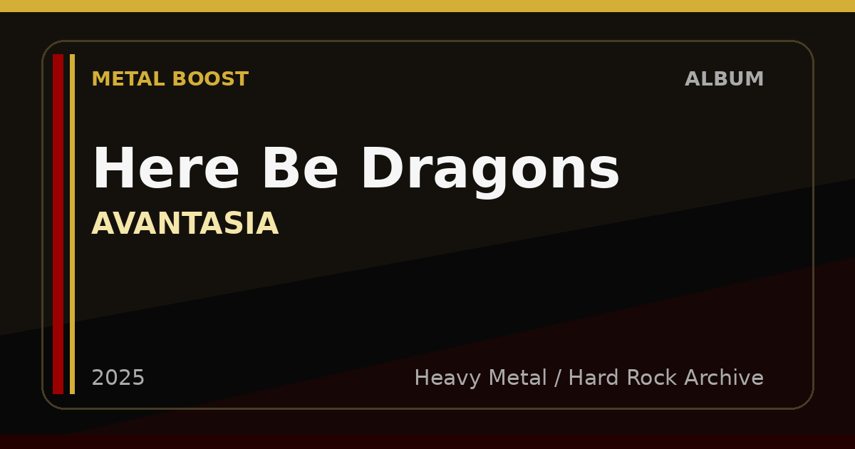 Here Be Dragons – AVANTASIA | METAL BOOST album visual