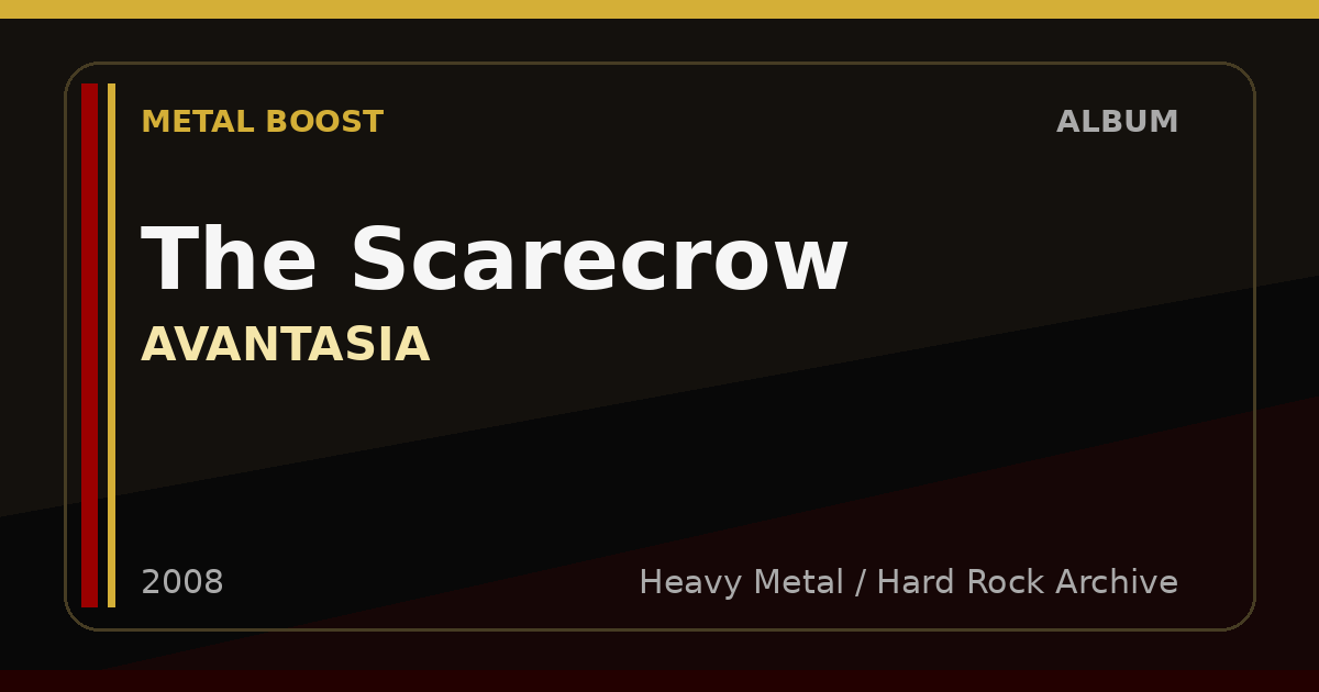 The Scarecrow – AVANTASIA | METAL BOOST album visual