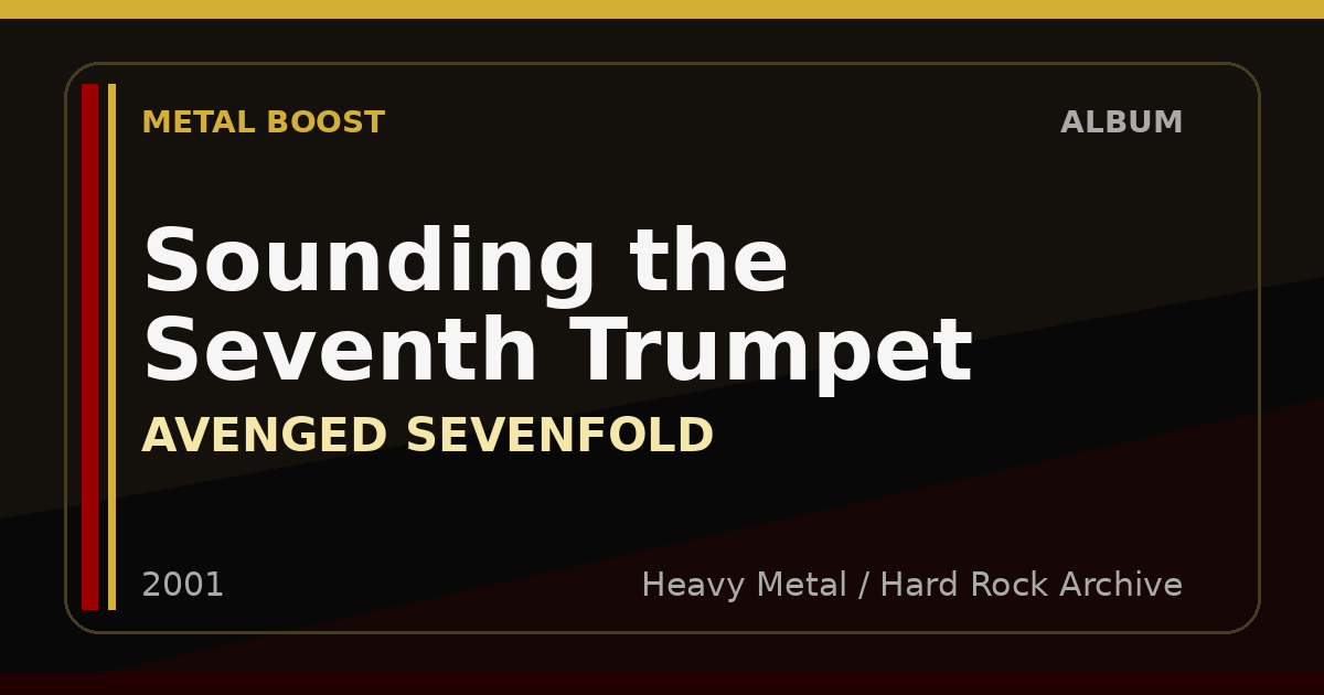 Sounding the Seventh Trumpet – AVENGED SEVENFOLD | METAL BOOST album visual