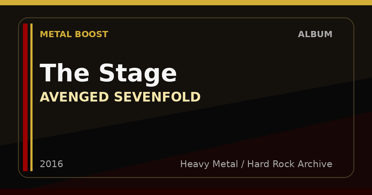 The Stage – AVENGED SEVENFOLD | METAL BOOST album visual