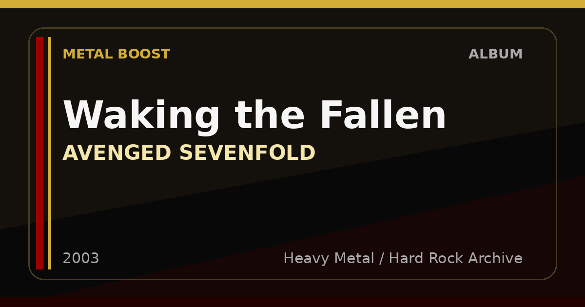 Waking the Fallen – AVENGED SEVENFOLD | METAL BOOST album visual