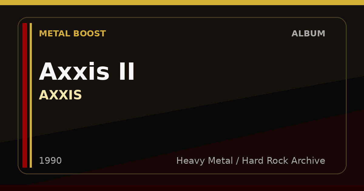 Axxis II – AXXIS | METAL BOOST album visual
