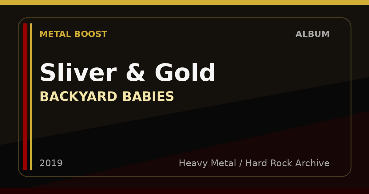 Sliver & Gold – BACKYARD BABIES | METAL BOOST album visual