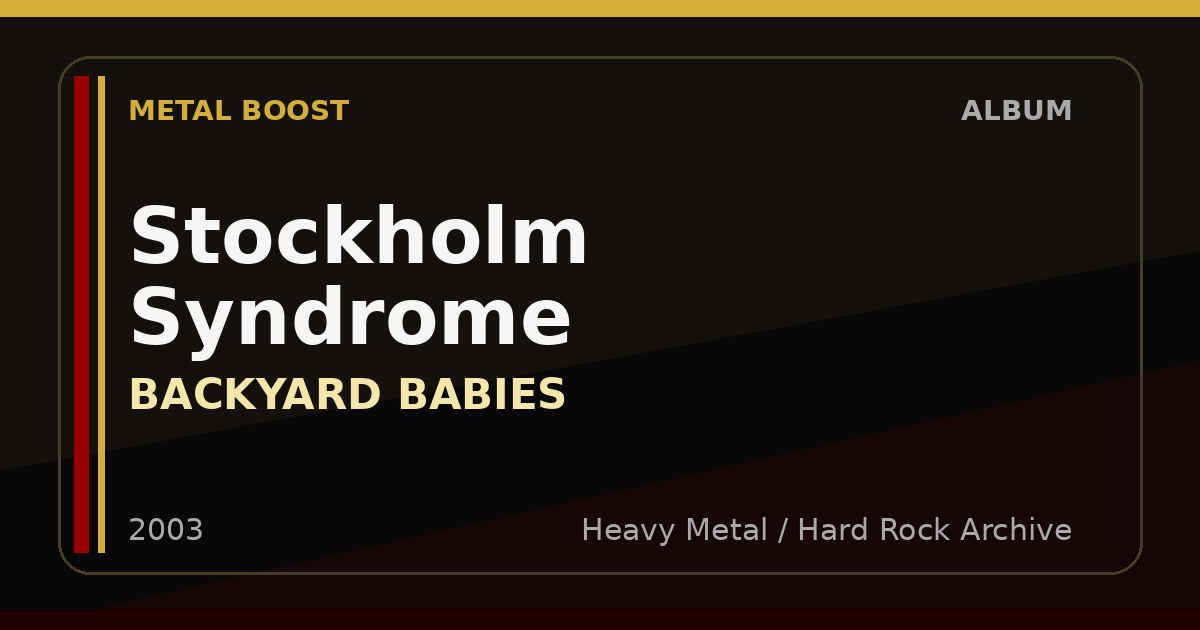 Stockholm Syndrome – BACKYARD BABIES | METAL BOOST album visual
