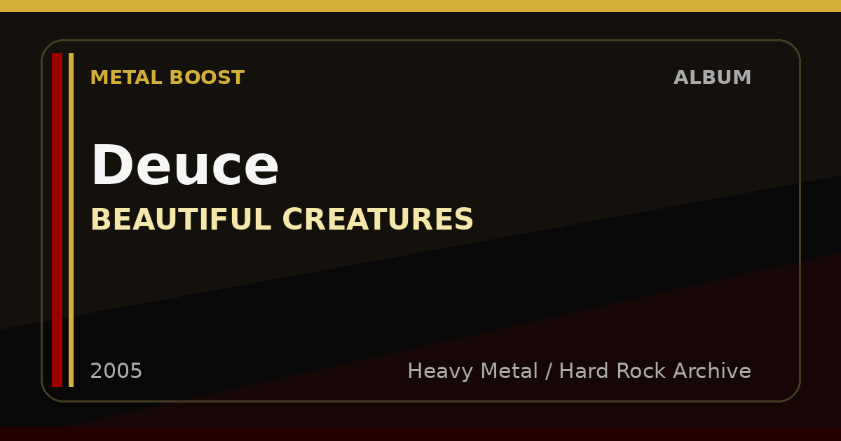 Deuce – BEAUTIFUL CREATURES | METAL BOOST album visual