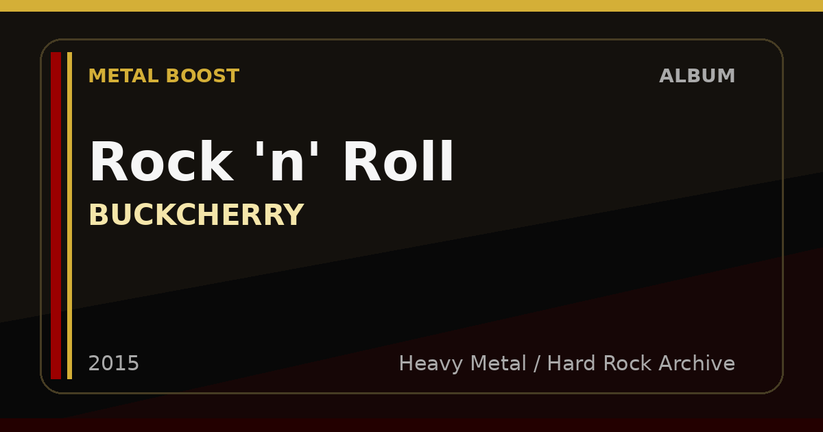Rock 'n' Roll – BUCKCHERRY | METAL BOOST album visual