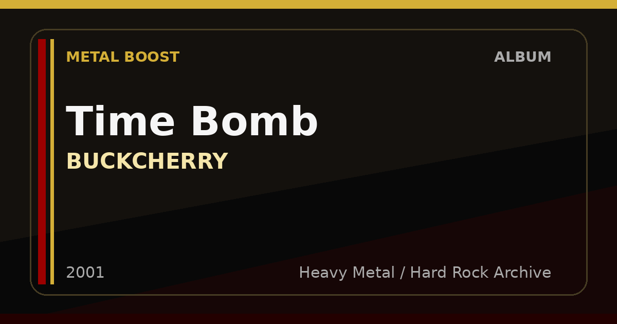 Time Bomb – BUCKCHERRY | METAL BOOST album visual