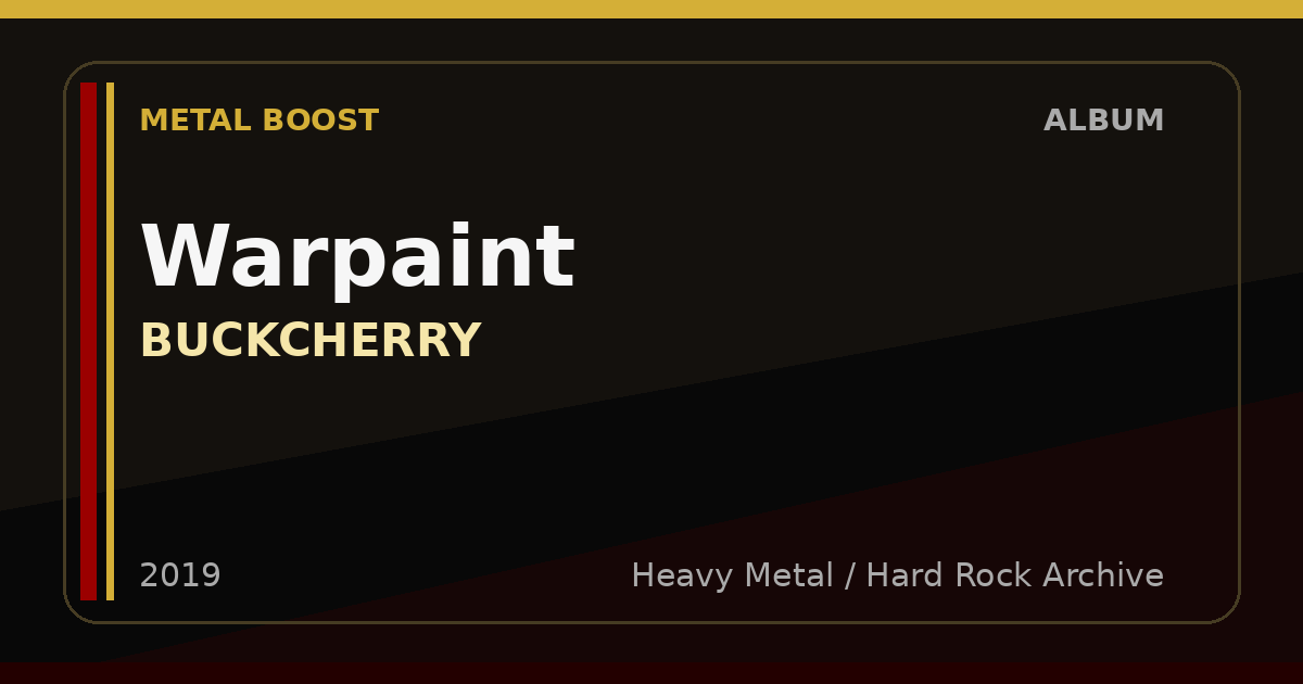 Warpaint – BUCKCHERRY | METAL BOOST album visual