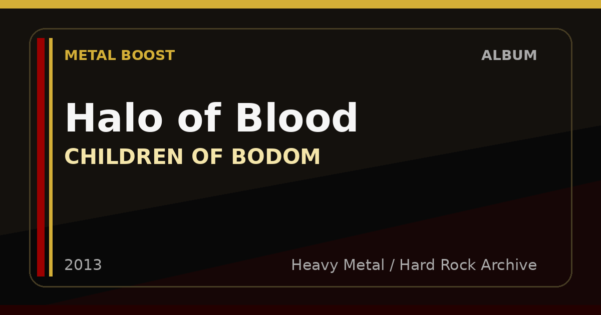 Halo of Blood – CHILDREN OF BODOM | METAL BOOST album visual