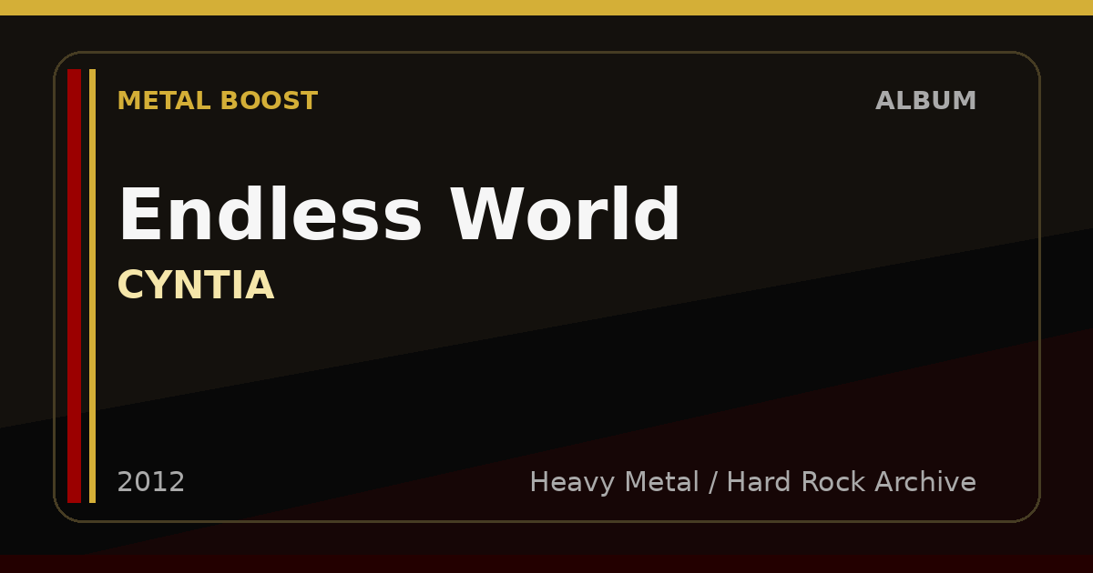 Endless World – CYNTIA | METAL BOOST album visual