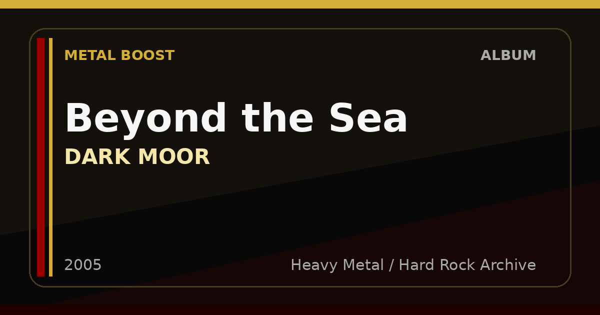 Beyond the Sea – DARK MOOR | METAL BOOST album visual