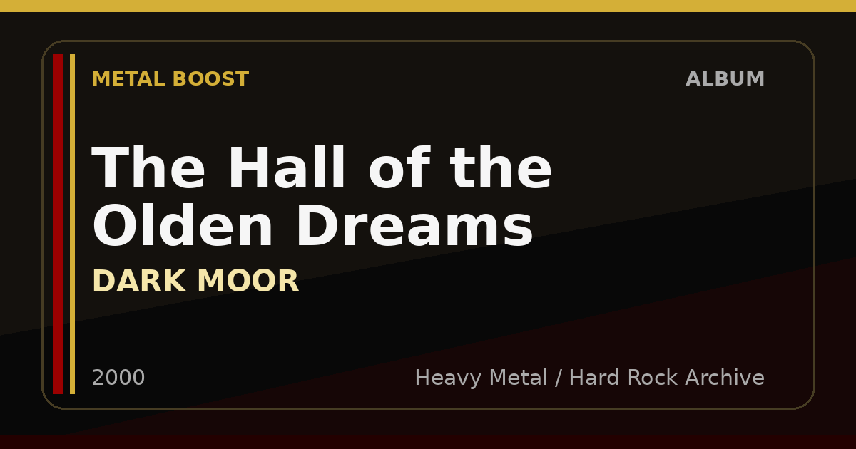 The Hall of the Olden Dreams – DARK MOOR | METAL BOOST album visual