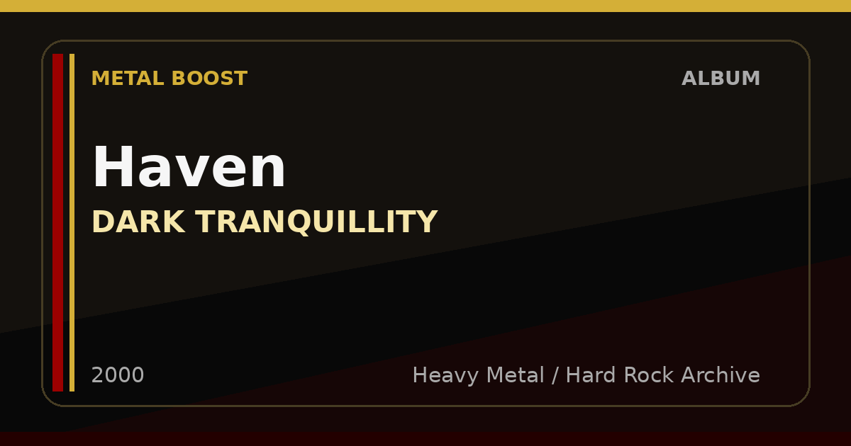 Haven – DARK TRANQUILLITY | METAL BOOST album visual