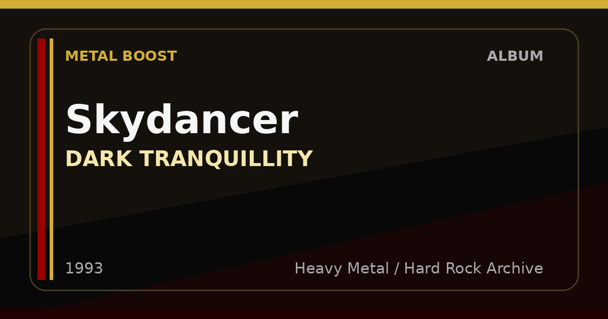 Skydancer – DARK TRANQUILLITY | METAL BOOST album visual