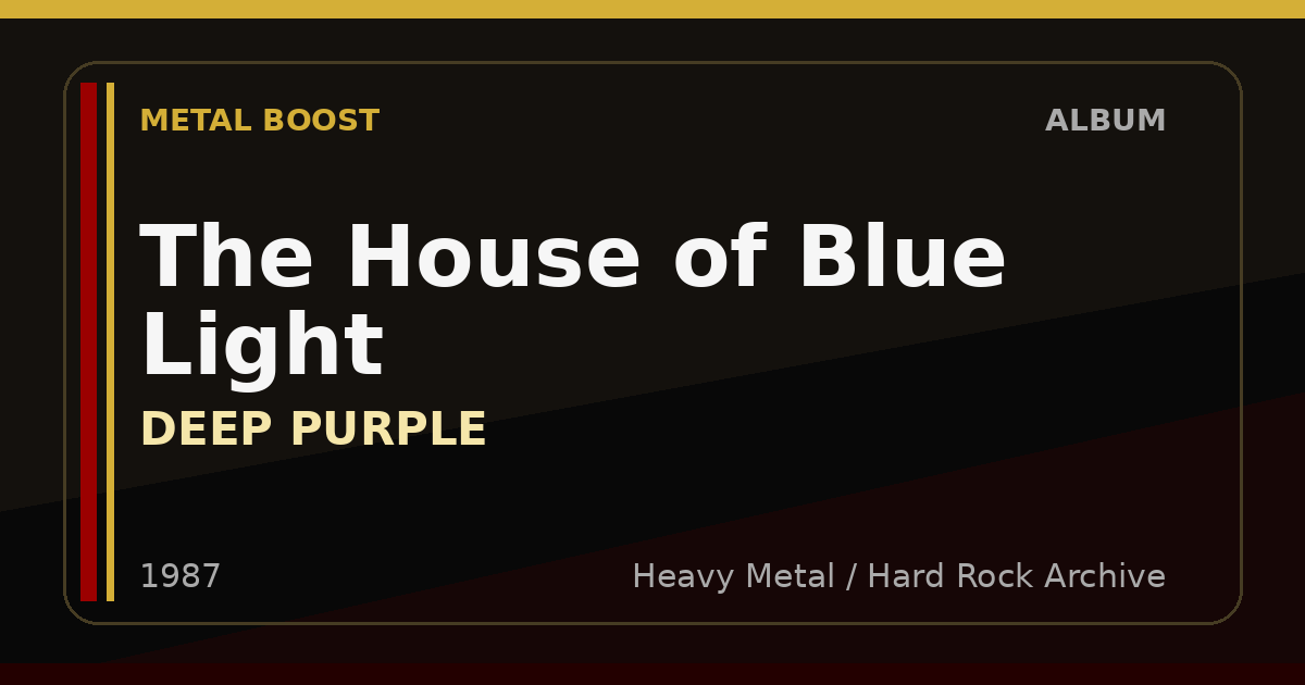 The House of Blue Light – DEEP PURPLE | METAL BOOST album visual