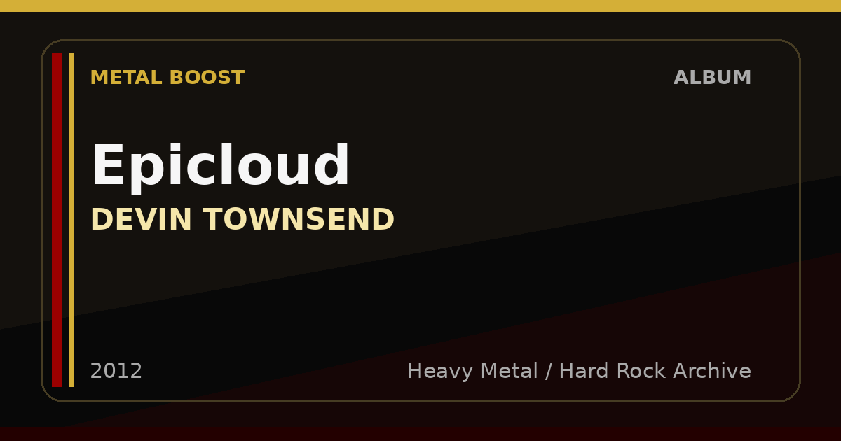 Epicloud – DEVIN TOWNSEND | METAL BOOST album visual