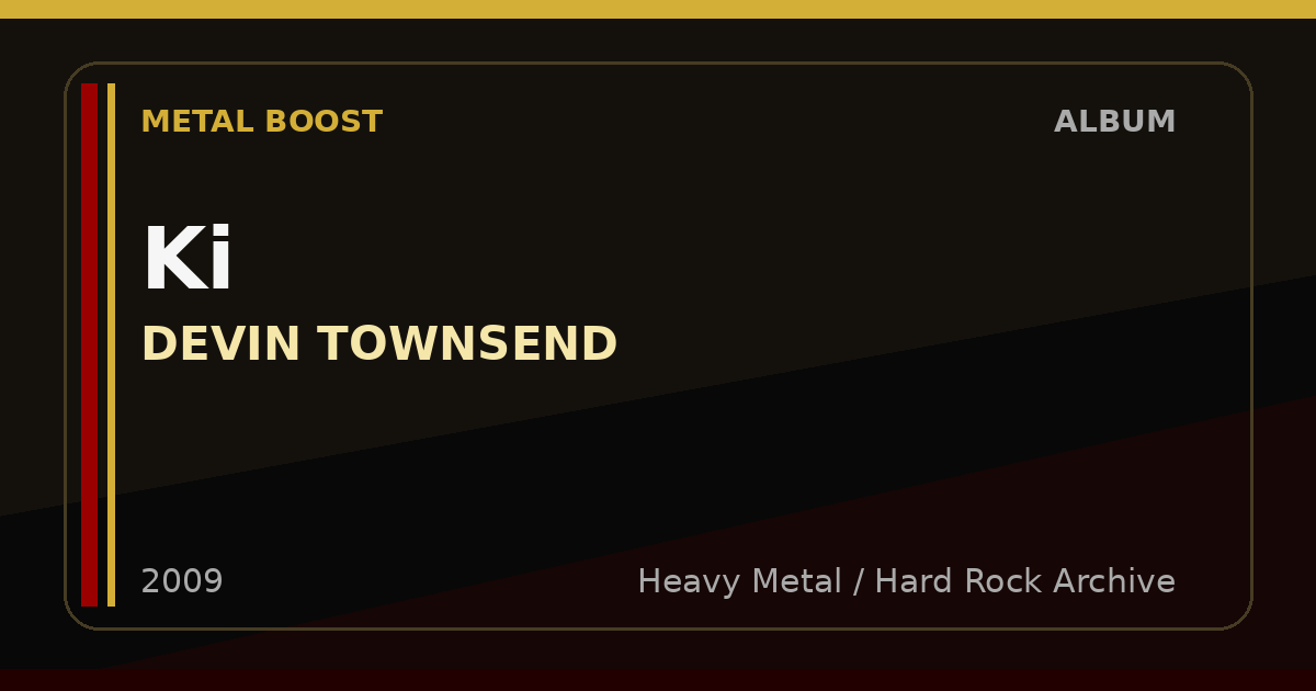 Ki – DEVIN TOWNSEND | METAL BOOST album visual
