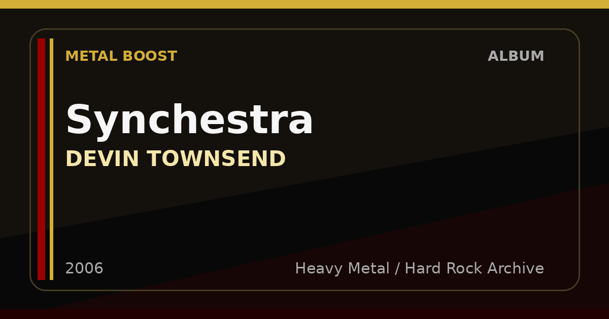 Synchestra – DEVIN TOWNSEND | METAL BOOST album visual