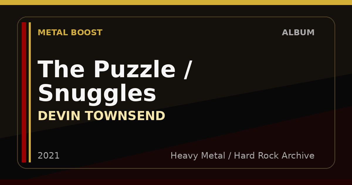 The Puzzle / Snuggles – DEVIN TOWNSEND | METAL BOOST album visual