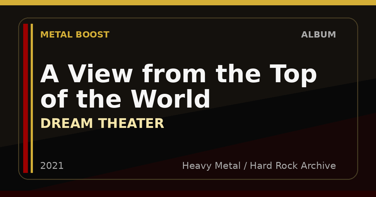A View from the Top of the World – DREAM THEATER | METAL BOOST album visual
