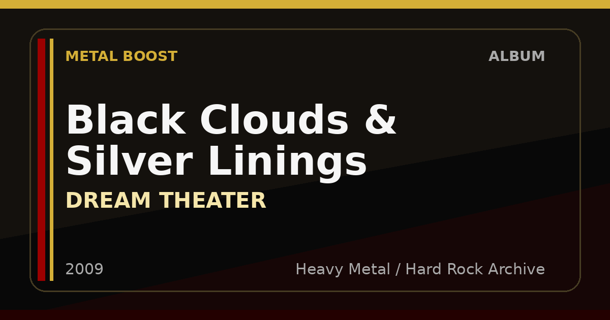 Black Clouds & Silver Linings – DREAM THEATER | METAL BOOST album visual