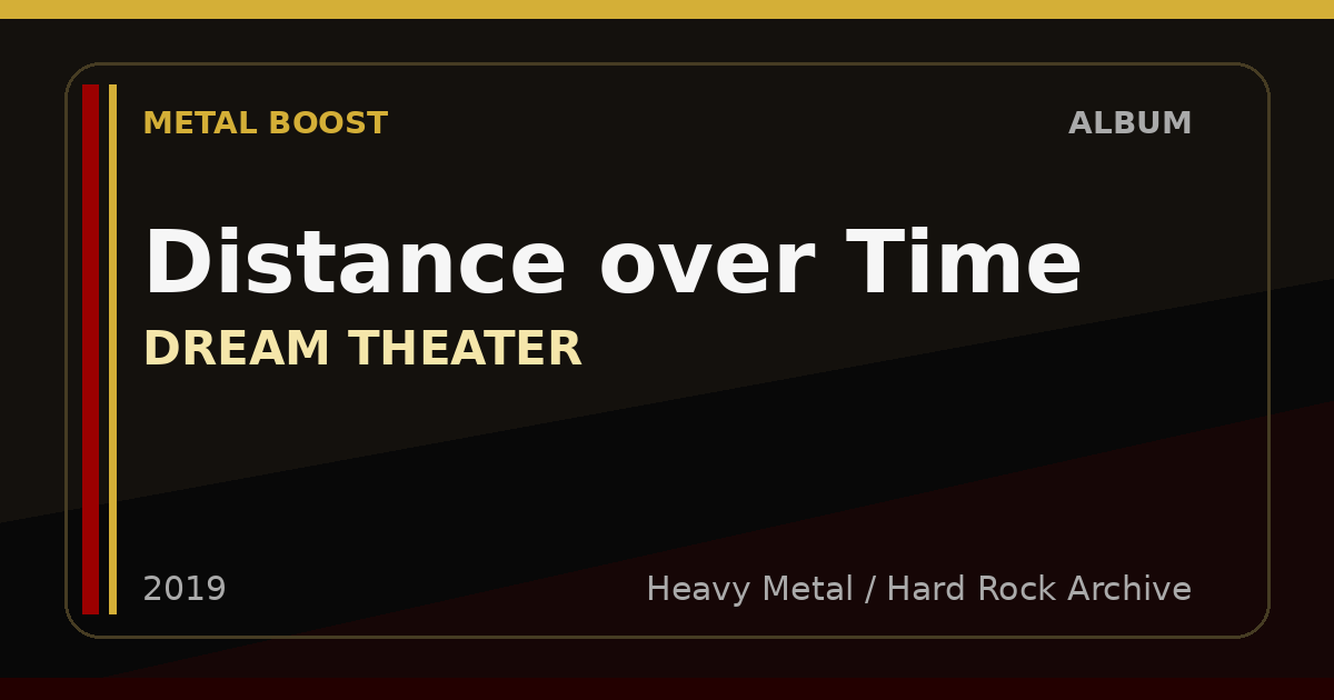 Distance over Time – DREAM THEATER | METAL BOOST album visual