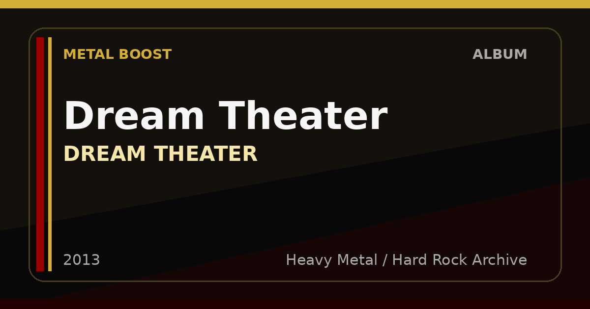 Dream Theater – DREAM THEATER | METAL BOOST album visual