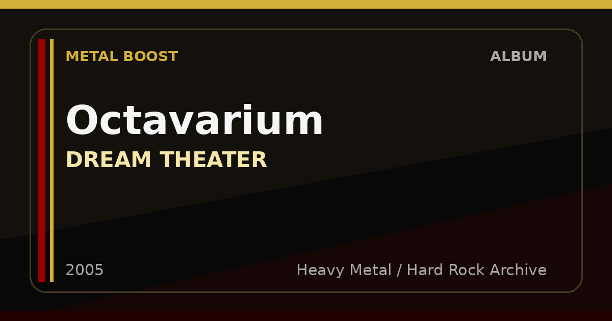 Octavarium – DREAM THEATER | METAL BOOST album visual