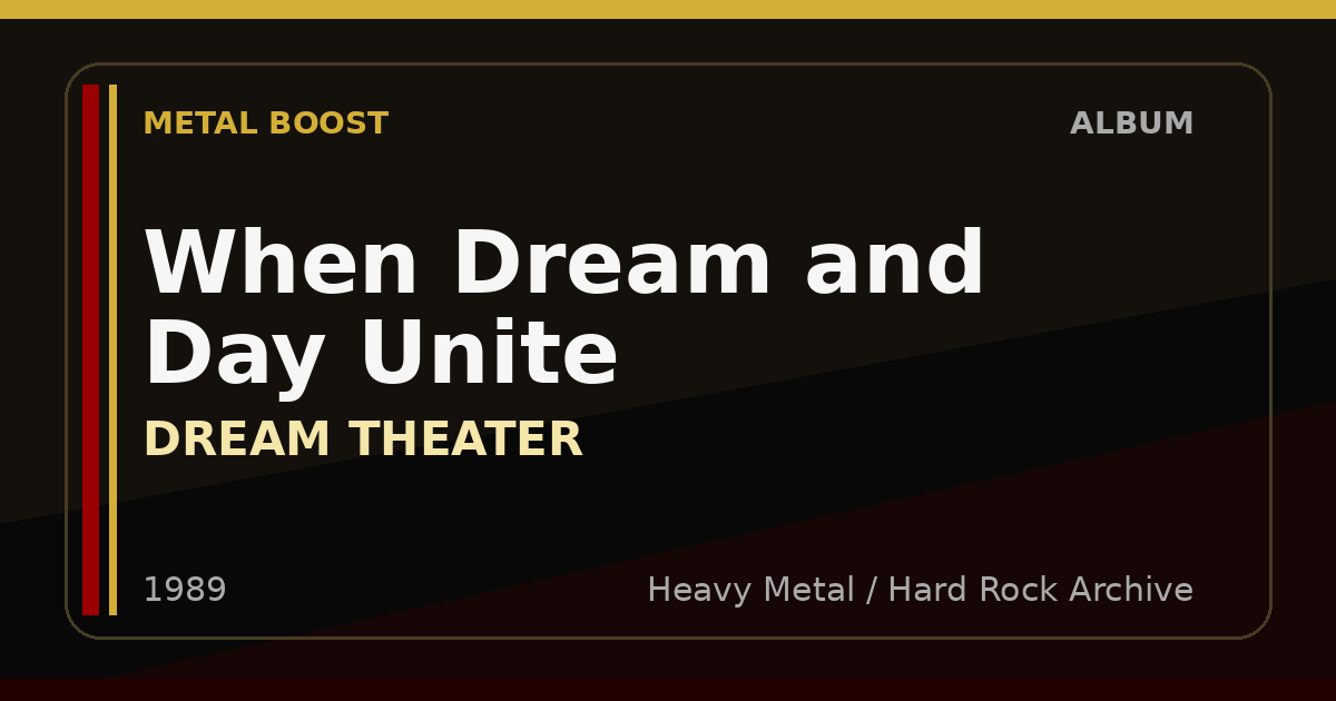 When Dream and Day Unite – DREAM THEATER | METAL BOOST album visual