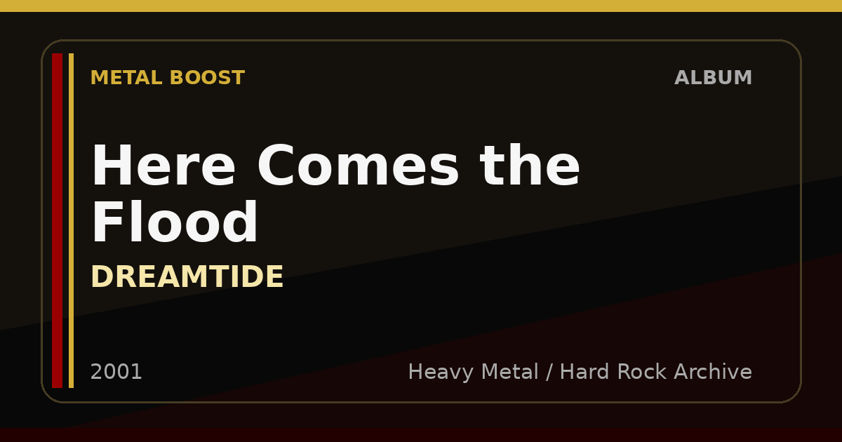 Here Comes the Flood – DREAMTIDE | METAL BOOST album visual