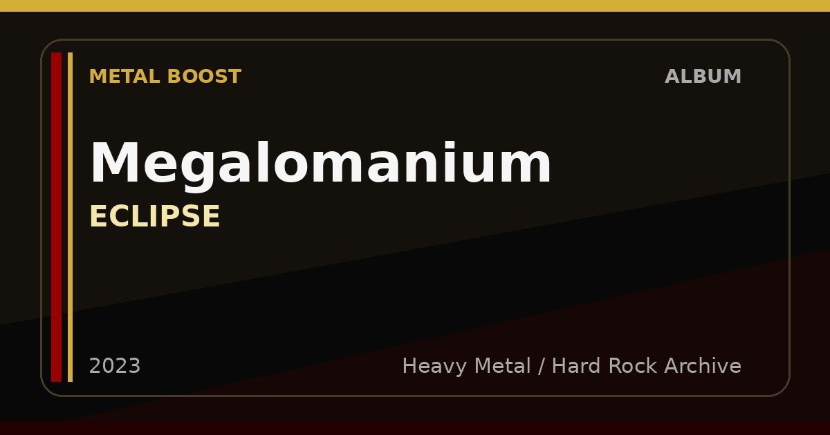 Megalomanium – ECLIPSE | METAL BOOST album visual
