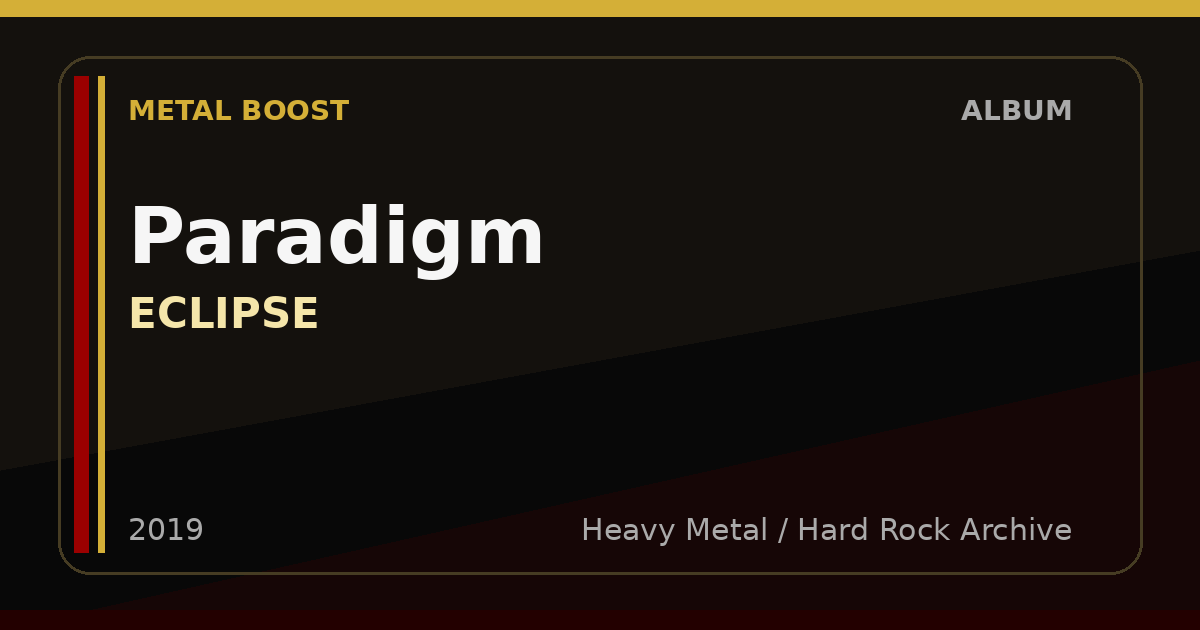 Paradigm – ECLIPSE | METAL BOOST album visual