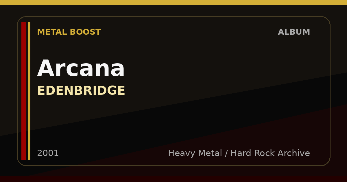 Arcana – EDENBRIDGE | METAL BOOST album visual