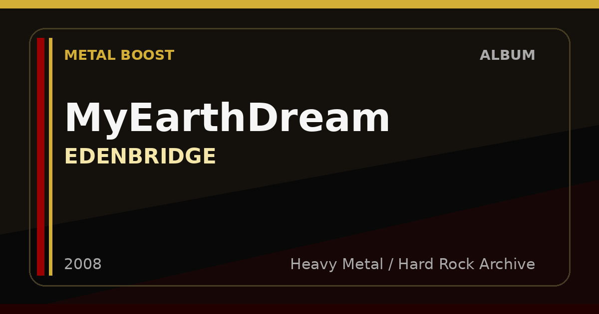 MyEarthDream – EDENBRIDGE | METAL BOOST album visual