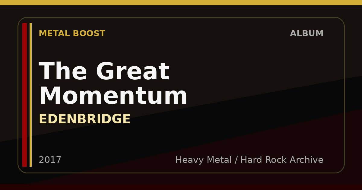 The Great Momentum – EDENBRIDGE | METAL BOOST album visual