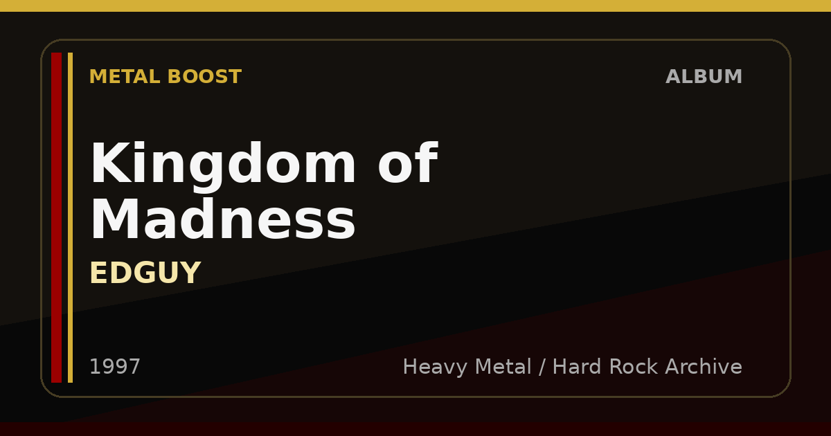 Kingdom of Madness – EDGUY | METAL BOOST album visual