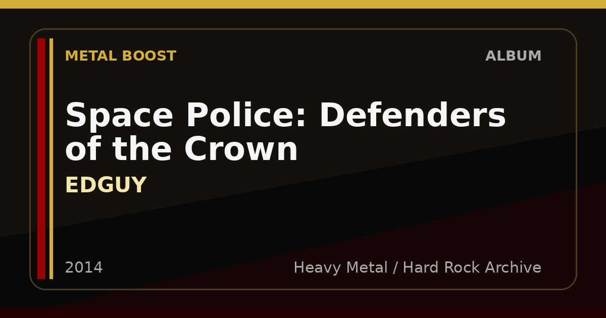 Space Police: Defenders of the Crown – EDGUY | METAL BOOST album visual