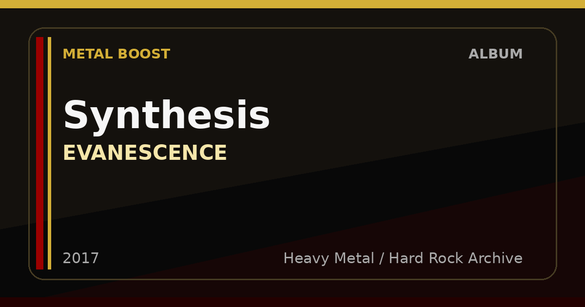 Synthesis – EVANESCENCE | METAL BOOST album visual