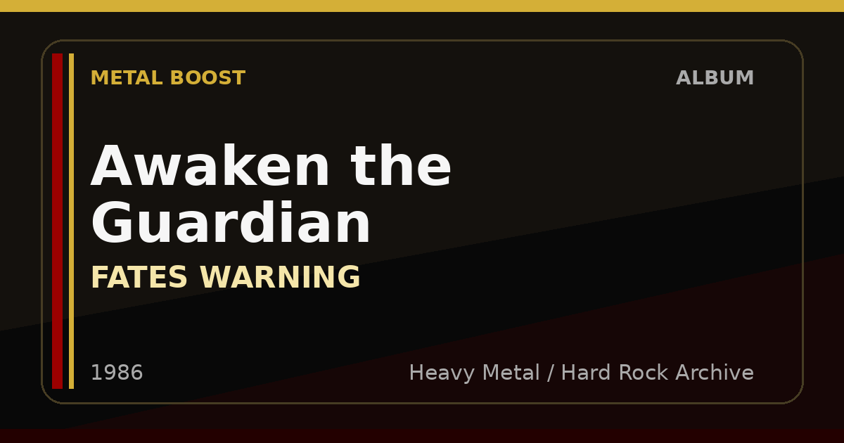 Awaken the Guardian – FATES WARNING | METAL BOOST album visual