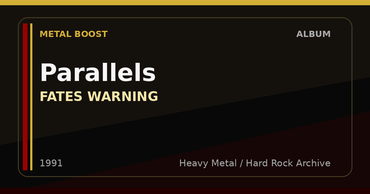 Parallels – FATES WARNING | METAL BOOST album visual