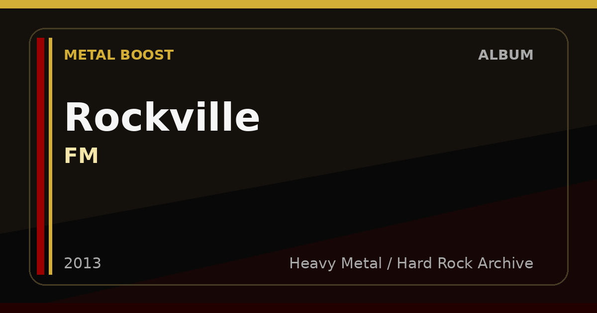 Rockville – FM | METAL BOOST album visual